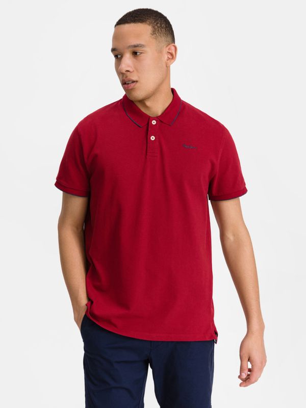 Pepe Jeans Pepe Jeans Lucas Polo majica Rdeča