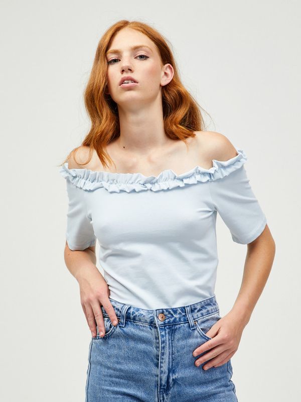 Pieces Pieces Leah Crop top Modra