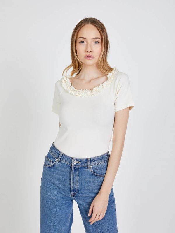 Pieces Pieces Majica Bela