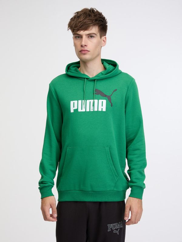 Puma Puma ESS+ 2 Col Big Logo Hoodie TR Pulover Zelena