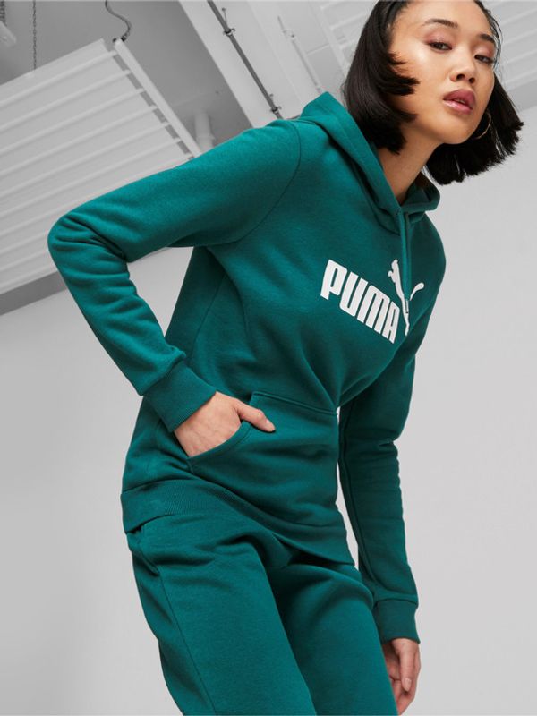 Puma Puma ESS Pulover Zelena