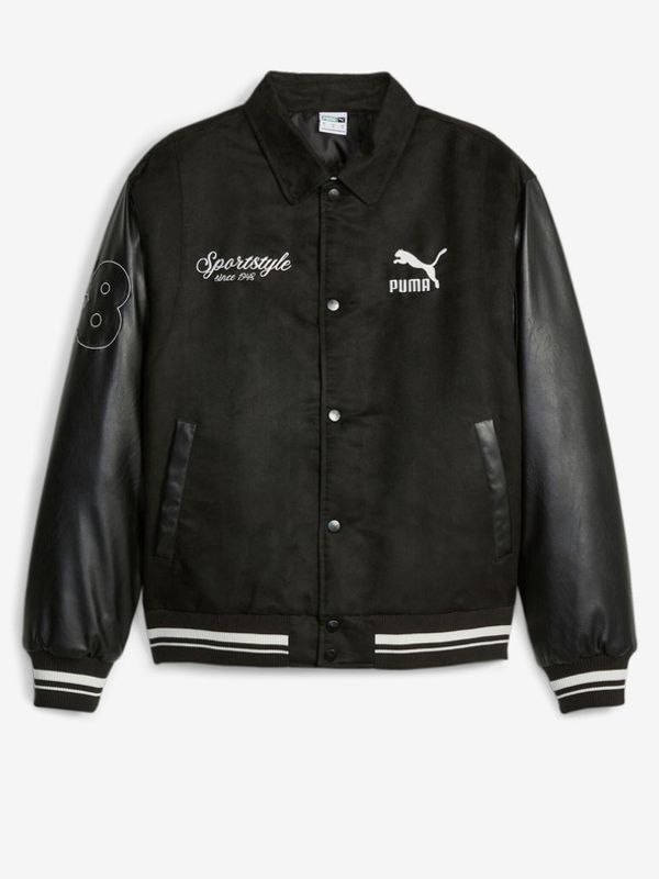 Puma Puma Team Varsity Jakna Črna