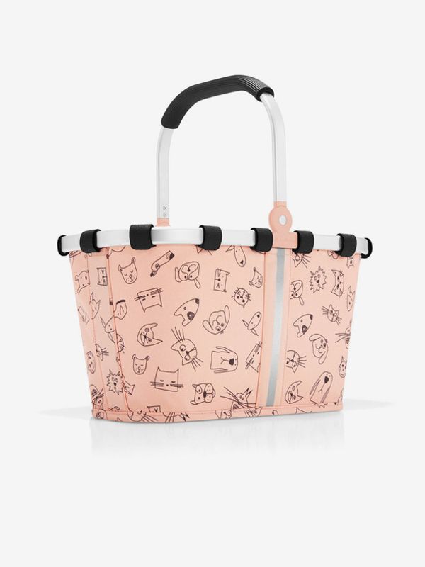 Reisenthel Reisenthel Carrybag XS Kids Cats and dogs rose Torba Roza