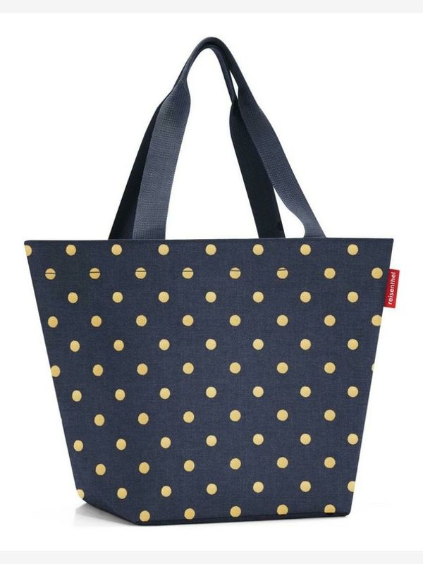 Reisenthel Reisenthel Shopper M Metallic Dots Blue Torba Modra