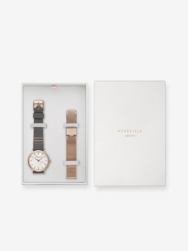 Rosefield Rosefield West Village WEGTR-X184 Ročna ura Roza