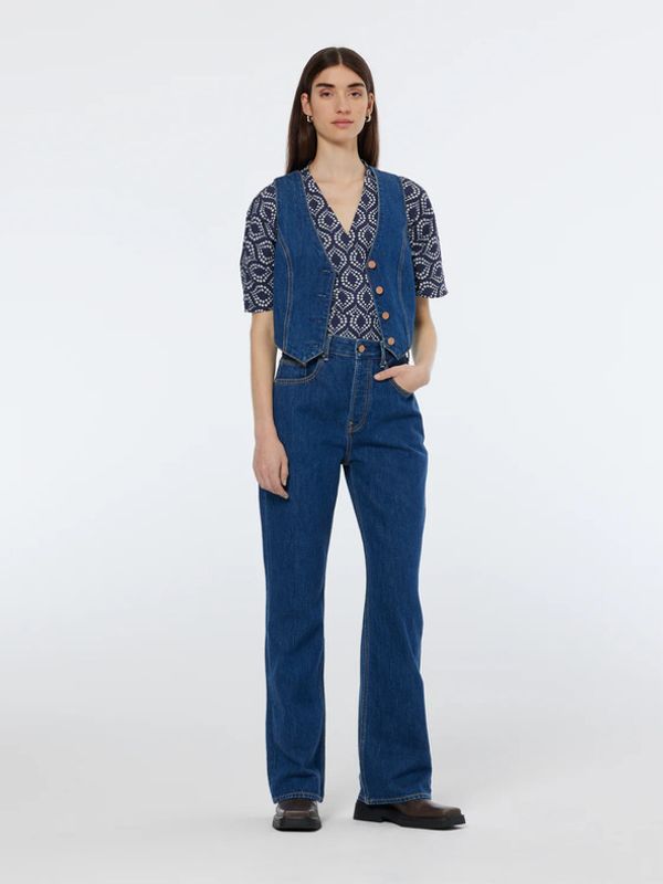 Scotch & Soda Scotch & Soda Brezrokavnik Modra