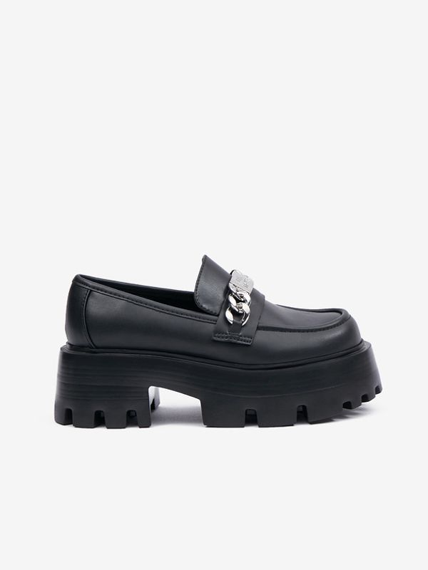 Steve Madden Steve Madden Motoride Loafer Mokasini Črna