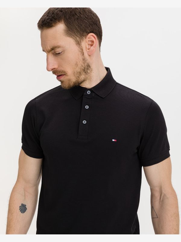 Tommy Hilfiger Tommy Hilfiger 1985 Polo majica Črna