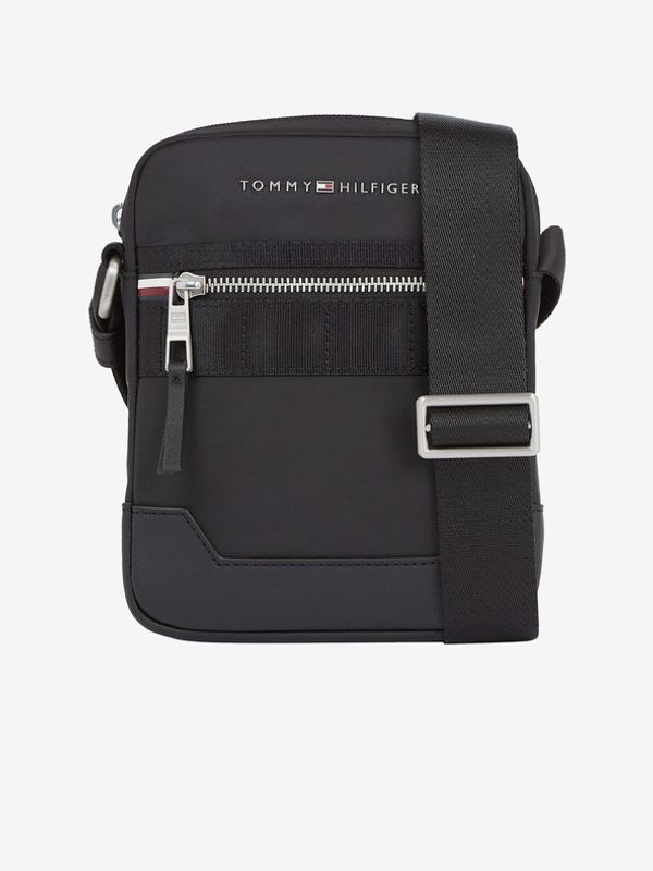 Tommy Hilfiger Tommy Hilfiger Elevated Nylon Mini Reporter Torba Črna