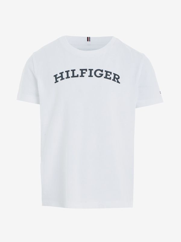 Tommy Hilfiger Tommy Hilfiger Majica otroška Bela