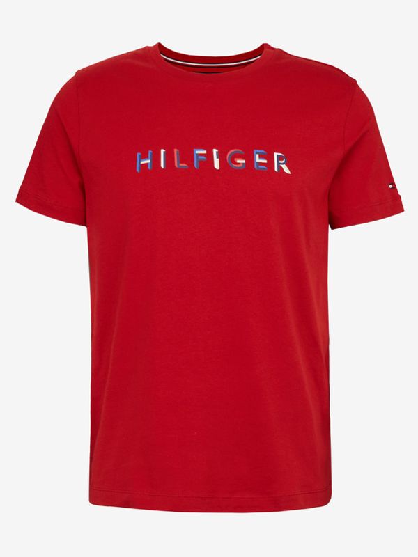 Tommy Hilfiger Tommy Hilfiger Majica Rdeča