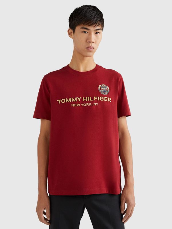 Tommy Hilfiger Tommy Hilfiger Majica Rdeča