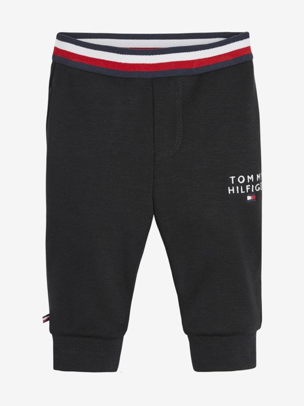 Tommy Hilfiger Tommy Hilfiger Otroški spodnji del trenirke Črna