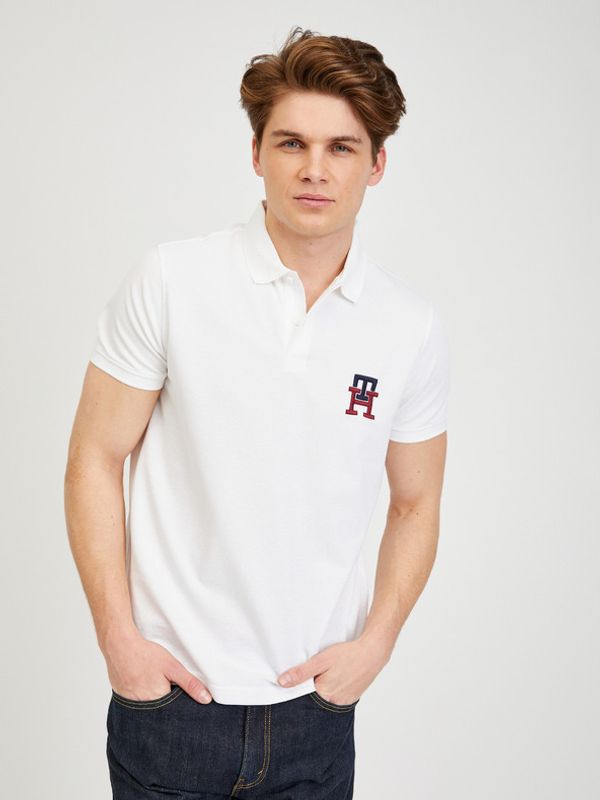 Tommy Hilfiger Tommy Hilfiger Polo majica Bela