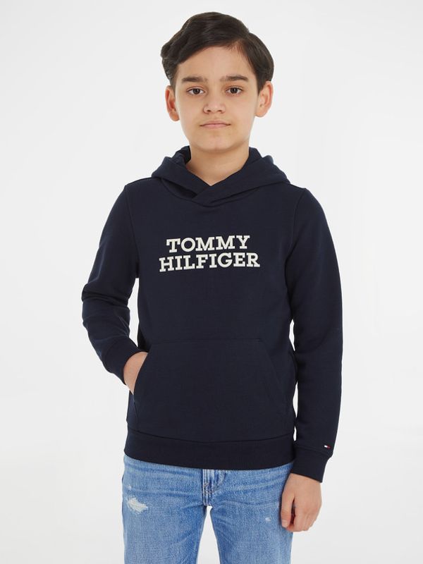 Tommy Hilfiger Tommy Hilfiger Pulover otroška Modra