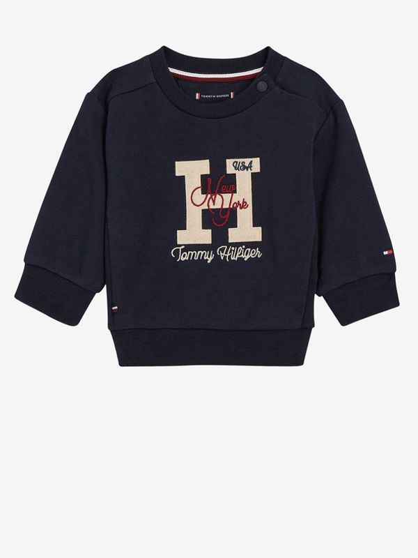 Tommy Hilfiger Tommy Hilfiger Pulover otroška Modra