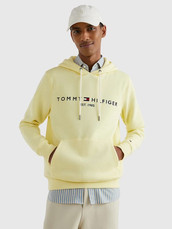 Tommy Hilfiger Tommy Hilfiger Tommy Logo Hoody Pulover Rumena