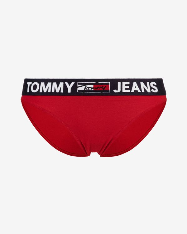 Tommy Jeans Tommy Jeans Contrast Waistband Hlačke Rdeča