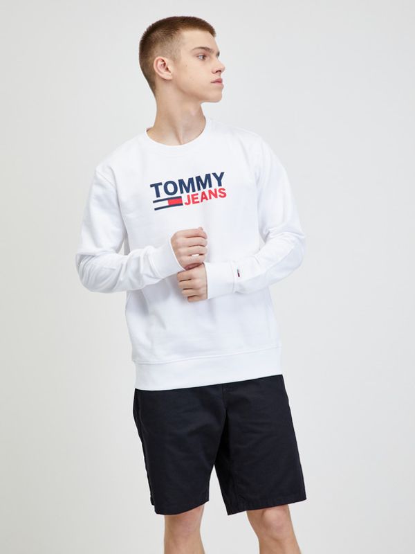 Tommy Jeans Tommy Jeans Pulover Bela