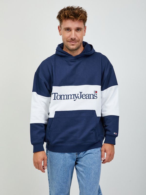 Tommy Jeans Tommy Jeans Pulover Modra