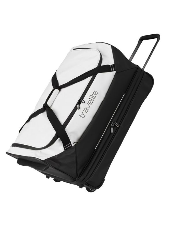 Travelite Travelite Basics Wheeled Duffle Exp. Potovalna torba Bela