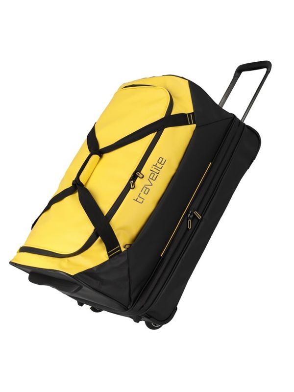 Travelite Travelite Basics Wheeled Duffle Exp. Potovalna torba Rumena