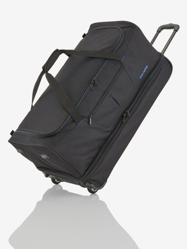 Travelite Travelite Basics Wheeled duffle L - černo-modrá Torba Črna