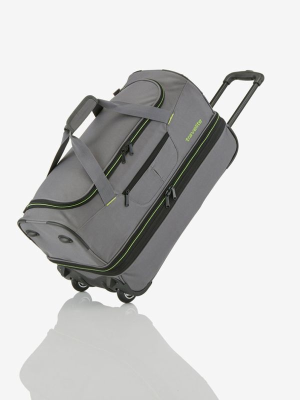 Travelite Travelite Basics Wheeled duffle S - šedo-zelená Torba Siva