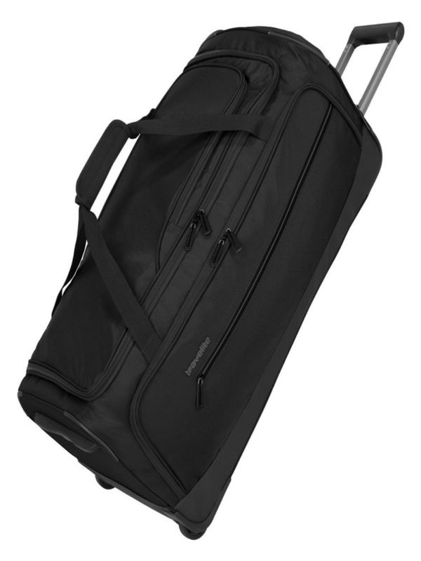 Travelite Travelite Crosslite 5.0 Wheeled Duffle L Potovalna torba Črna