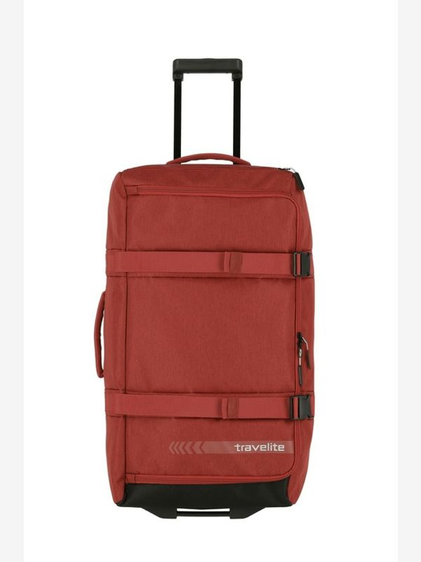 Travelite Travelite Kick Off Wheeled Duffle L - červená Torba Rdeča