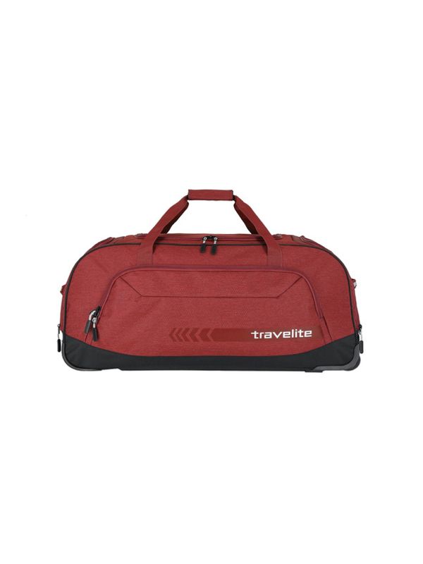 Travelite Travelite Kick Off Wheeled Duffle Potovalna torba Rdeča