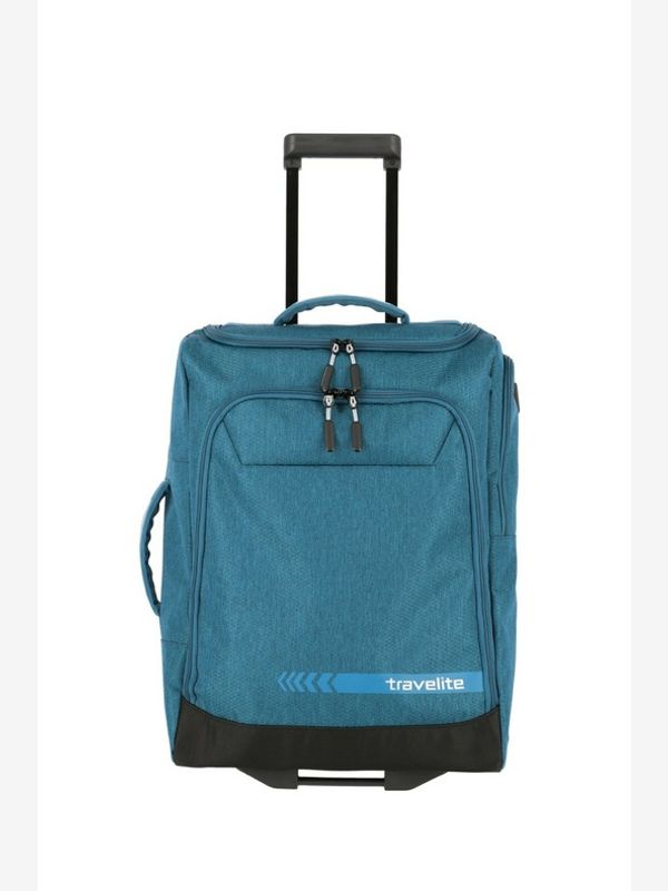 Travelite Travelite Kick Off Wheeled Duffle S - petrolejová Torba Modra