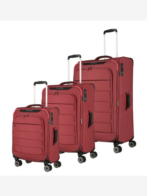 Travelite Travelite Skaii 4w S,M,L Set Rdeča