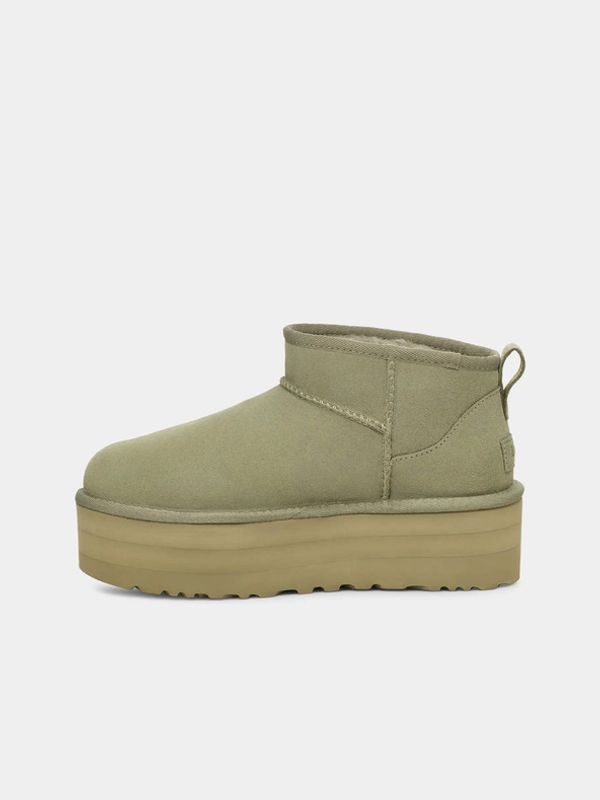 UGG UGG Classic Ultra Mini Platform Gležnarji Zelena