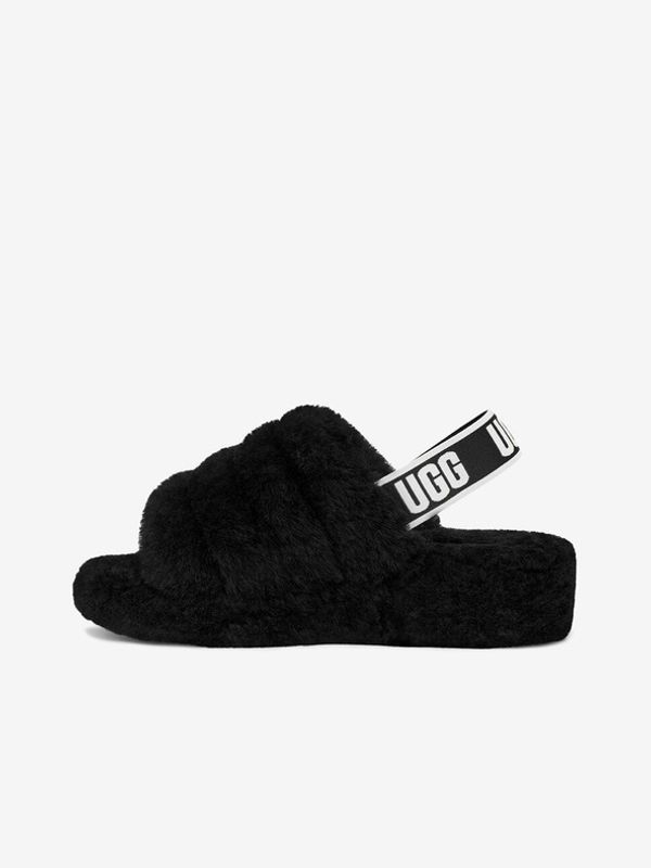 UGG UGG Fluff Yeah Slide Copati Črna