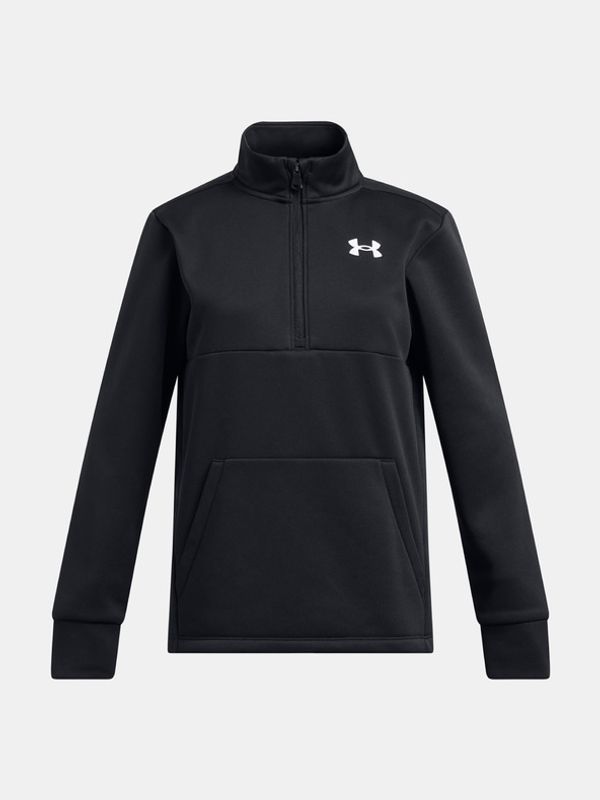 Under Armour Under Armour Armour Fleece 1/2 Zip-BF Pulover otroška Črna