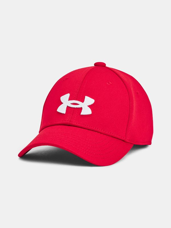 Under Armour Under Armour Boy's UA Blitzing Otroška kapa s šiltom Rdeča