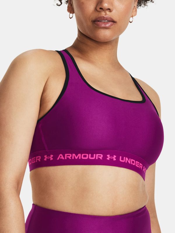 Under Armour Under Armour Crossback Mid Športni Modrček Vijolična