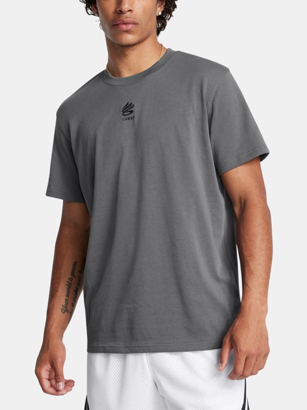 Under Armour Under Armour Curry Hvyweight Logo Tee Majica Siva