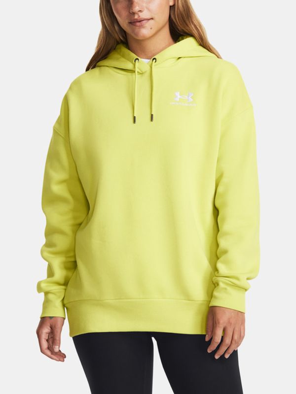 Under Armour Under Armour Essential Flc OS Hoodie Pulover Rumena