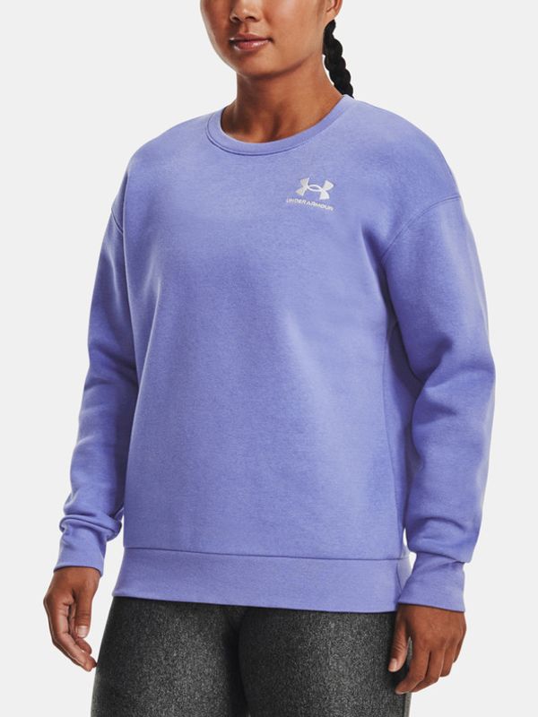 Under Armour Under Armour Essential Fleece Crew Pulover Modra