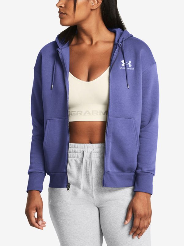 Under Armour Under Armour Essential Fleece FZ Pulover Vijolična