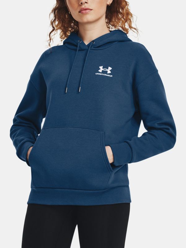 Under Armour Under Armour Essential Fleece Hoodie Pulover Modra