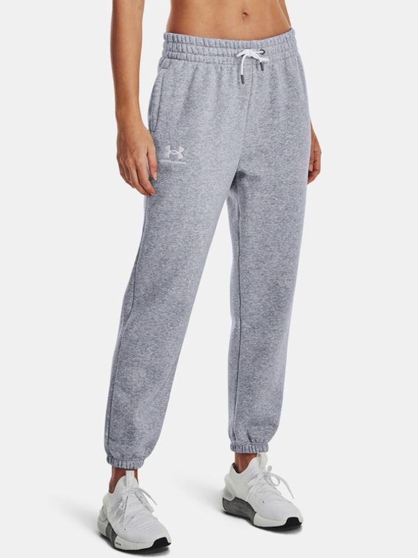 Under Armour Under Armour Essential Fleece Joggers-GRY Spodnji del trenirke Siva