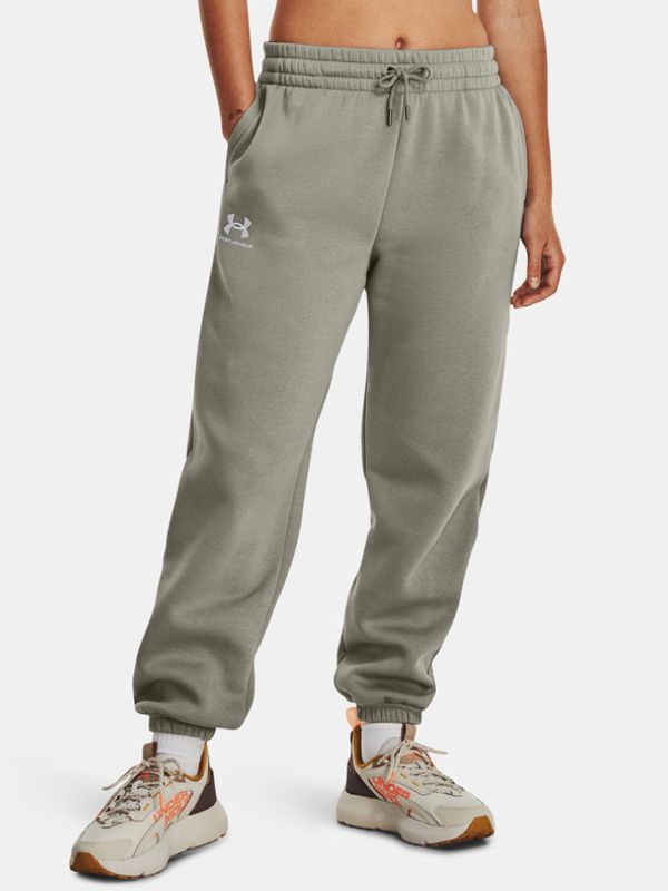 Under Armour Under Armour Essential Fleece Spodnji del trenirke Zelena