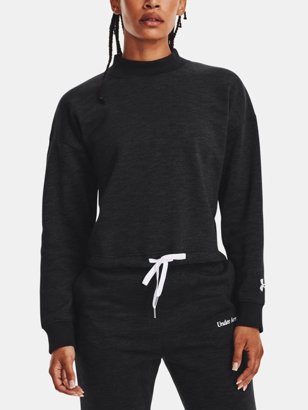 Under Armour Under Armour Essential Script Crew Pulover Črna