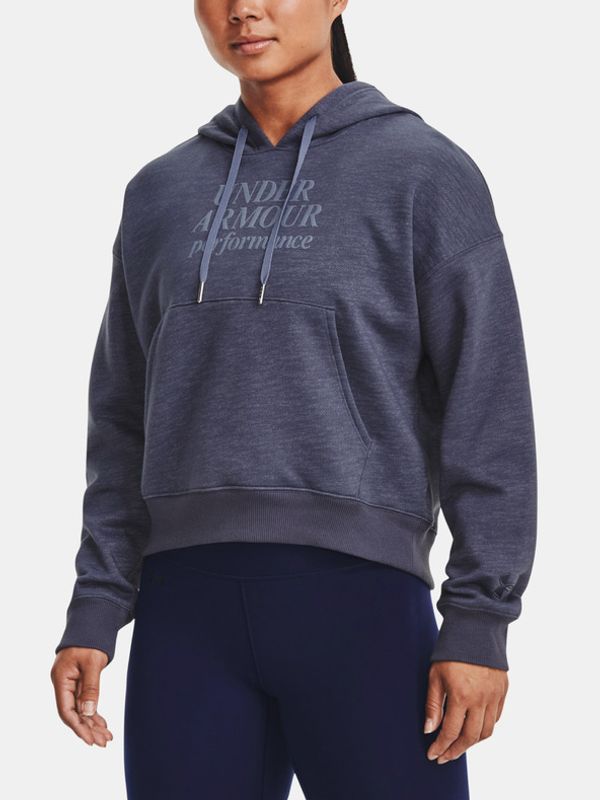 Under Armour Under Armour Essential Script Hoodie Pulover Siva