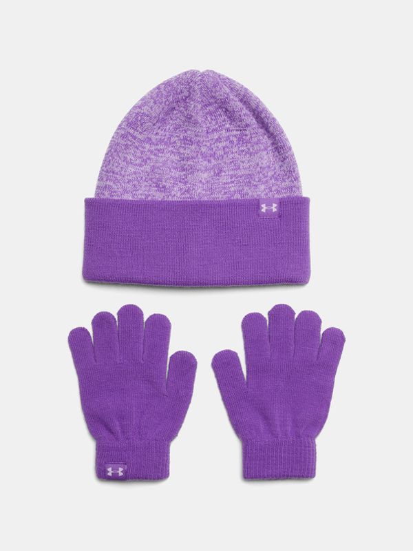 Under Armour Under Armour G Beanie/Glove Combo Otroška kapa s šiltom Vijolična