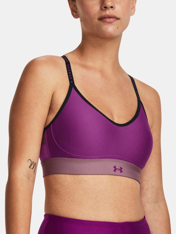 Under Armour Under Armour Infinity Covered Low Športni Modrček Vijolična