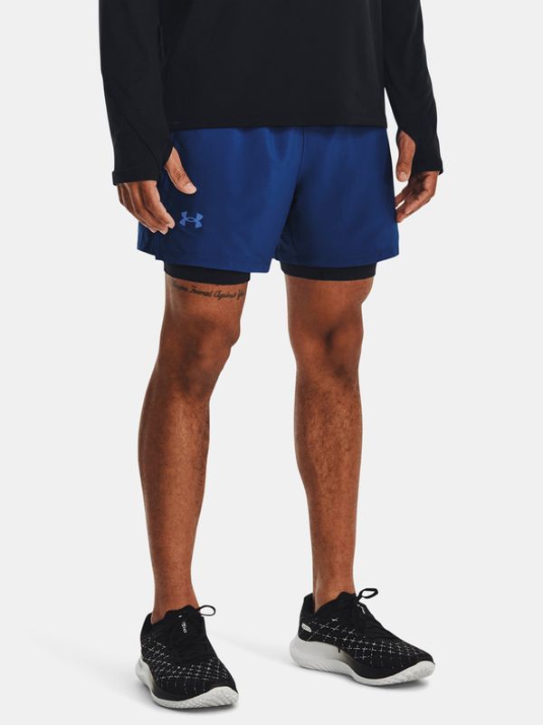 Under Armour Under Armour LAUNCH ELITE 2in1 5'' SHORT Kratke hlače Modra